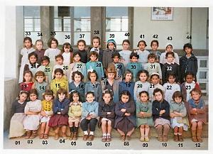 ECOLE MARAVAL FILLES 1954 CE1